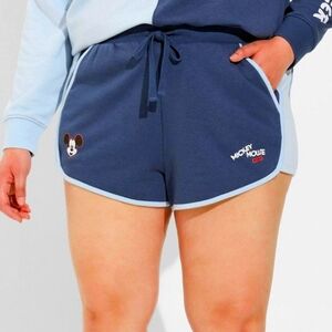 ❤️NWT VINTAGE TORRID SHORTS - MICKEY MOUSE CLUB - PULL ON FLEECE - PLUS SIZE